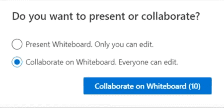 Whiteboard in Microsoft Teams