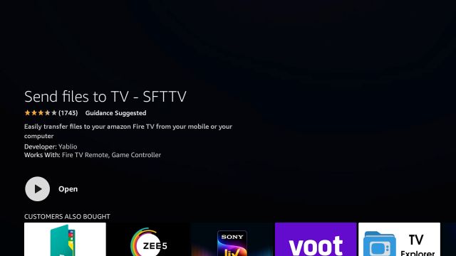 Google Play Store on Fire TV Stick