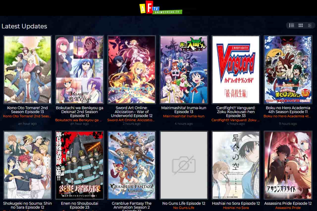 AnimeFrenzy Alternatives