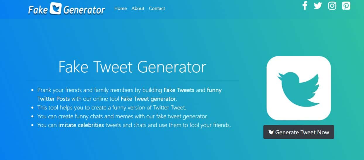 fake tweet generator