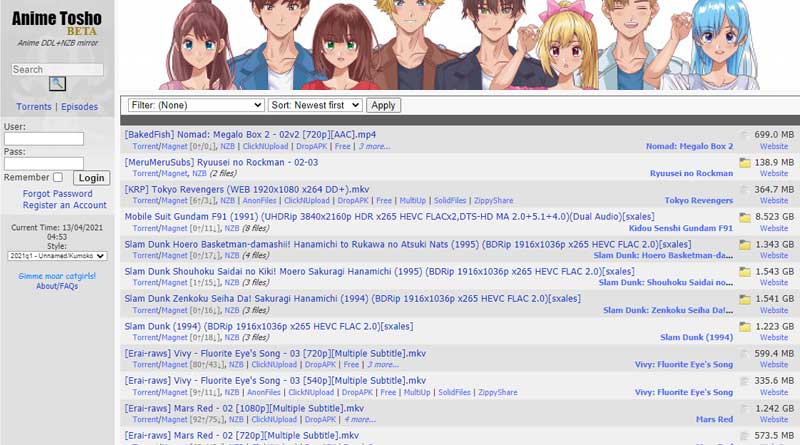 Tosho Anime