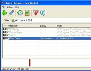 Startup Delayer