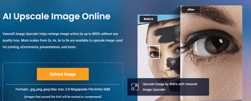 Visit VanceAI Image Upscaler's Product Page